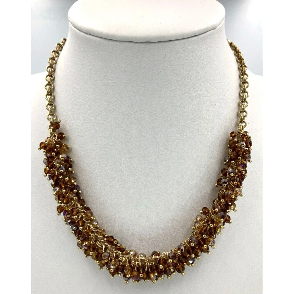 Vintage Gold Tone Necklace 21
